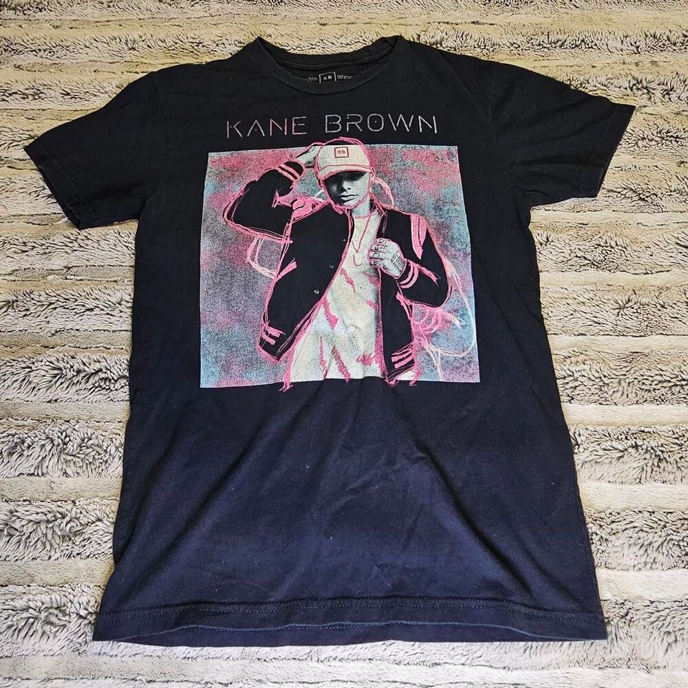 Unbranded Men's Black and Navy T-shirt
